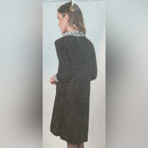 Simply Noelle - Collared Dress with Pockets! Chocolate Brown🍫 with Animal Print - Picture 3 of 7